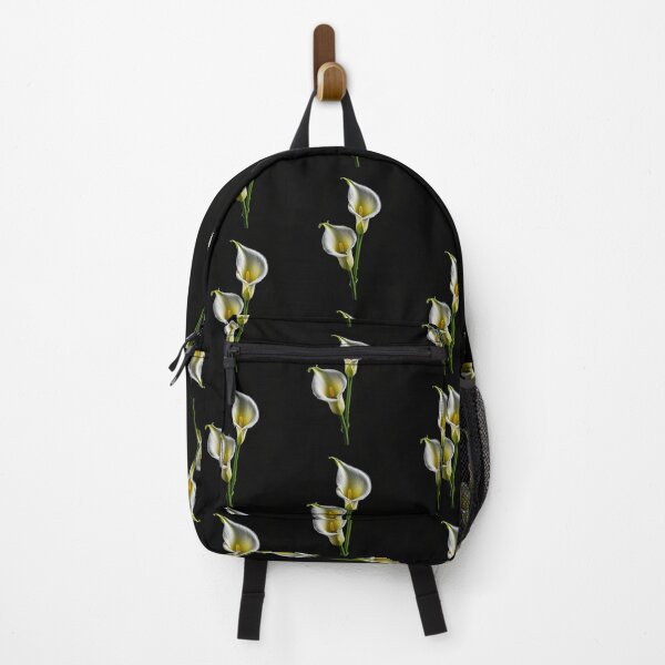 Item preview, Calla Lily flower isolated on black background  designed and sold by cheekylorns.