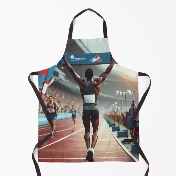 Item preview,  A Runner Crossing The Finish Line, With Arms Raised In Victory. designed and sold by IrsathThaslima.