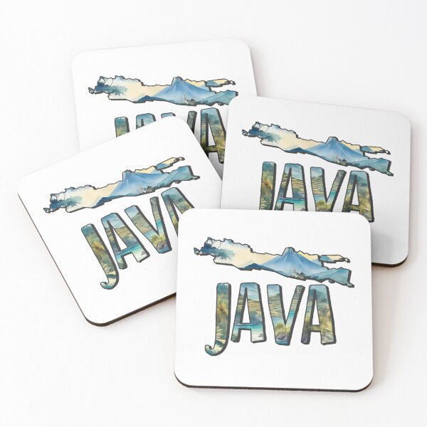 Item preview, Java watercolor map designed and sold by Motivburg.