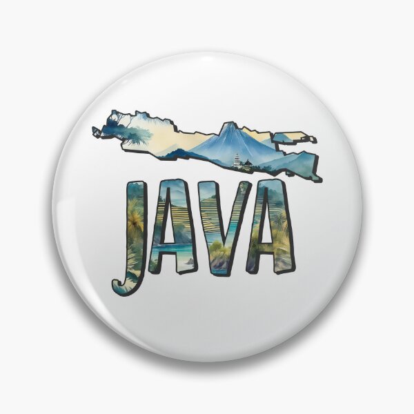 Item preview, Java watercolor map designed and sold by Motivburg.