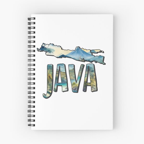 Item preview, Java watercolor map designed and sold by Motivburg.