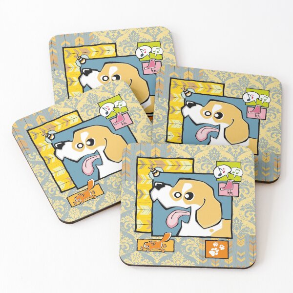 Item preview, Beagle - Lemon and White (Collage) designed and sold by TheChicken.