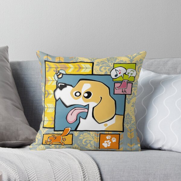 Item preview, Beagle - Lemon and White (Collage) designed and sold by TheChicken.