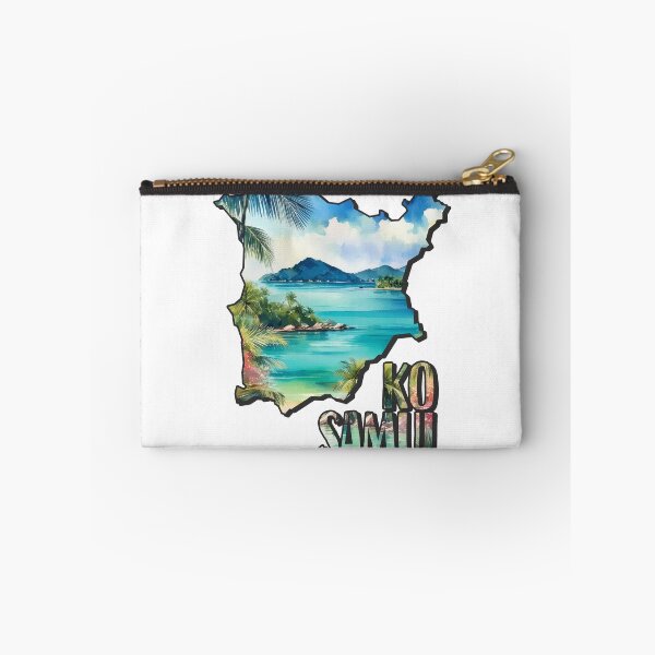 Item preview, Ko Samui watercolor map designed and sold by Motivburg.