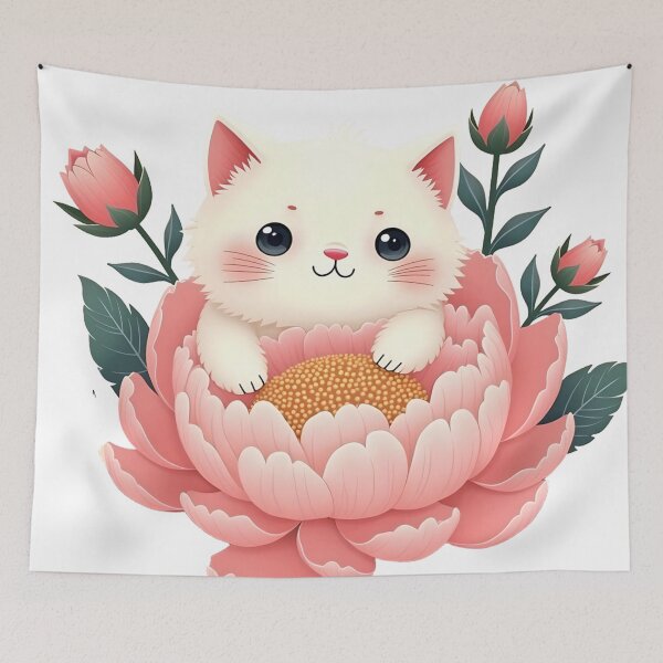 Item preview, Lotus Cat designed and sold by SoniaSarkali.