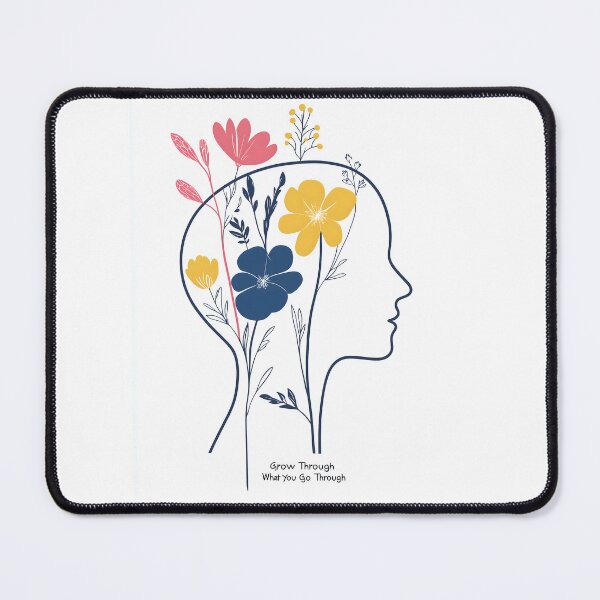 Item preview, Minimalist Head and Floral Illustration designed and sold by Soul-Sparks.
