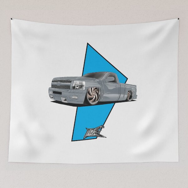 Item preview, chevy silverado slammed gray designed and sold by NaquashM.