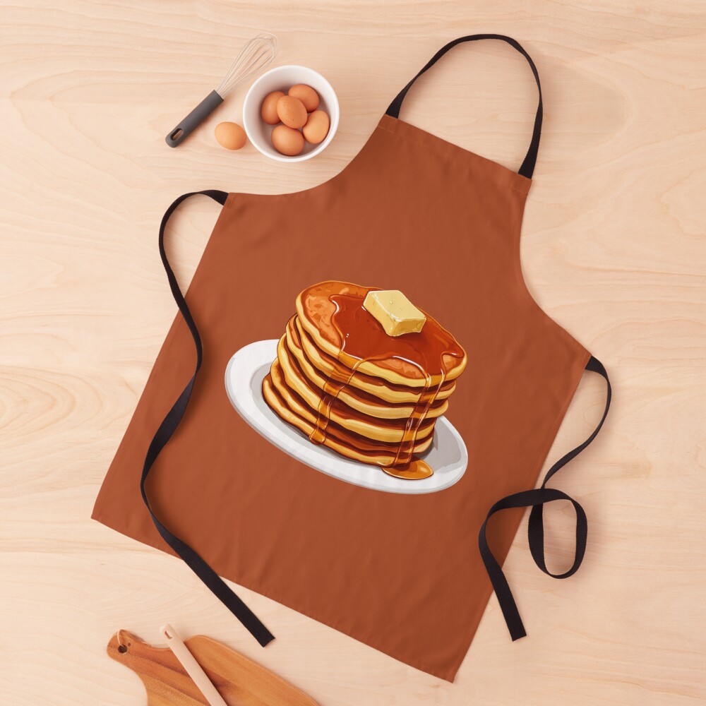 Apron — Stack of Pancake Bliss with Syrup and Butter