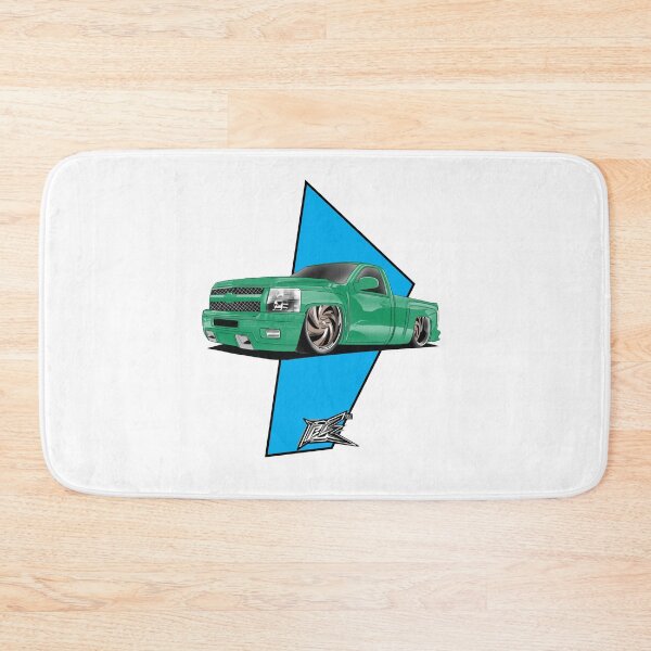 Item preview, chevy silverado slammed green  designed and sold by NaquashM.