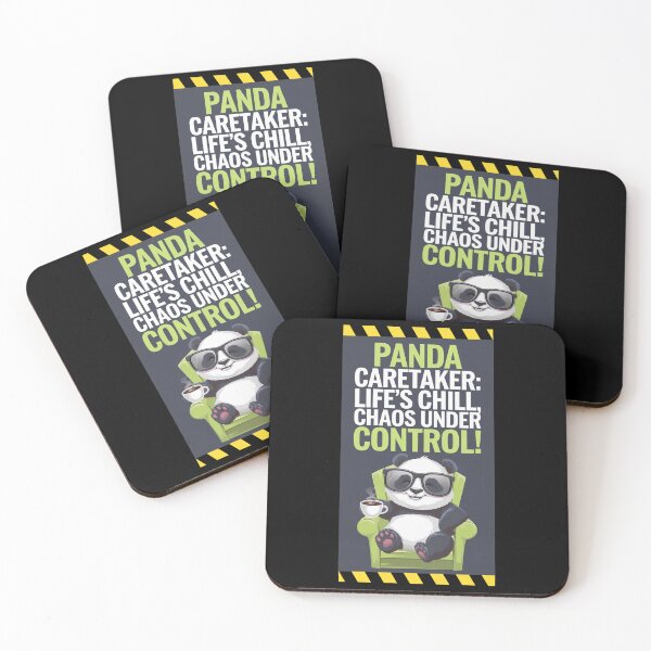 Item preview, Funny Panda Caretaker - Chaos Under Control designed and sold by Diamaber.