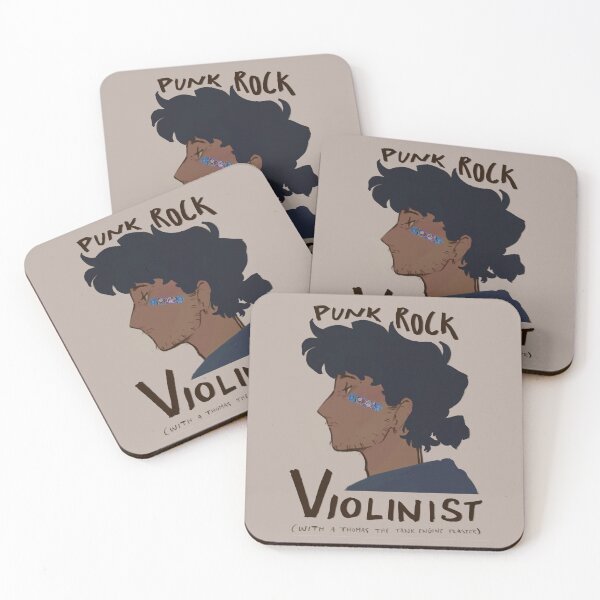 Item preview, punk rock violinist designed and sold by Bebelbo.