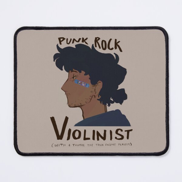 Item preview, punk rock violinist designed and sold by Bebelbo.