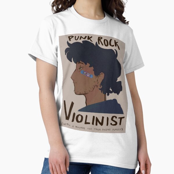 Item preview, punk rock violinist designed and sold by Bebelbo.