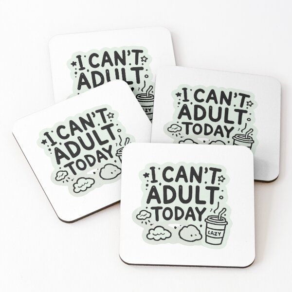Item preview, "I Can't Adult Today" Funny Graphic designed and sold by DentonRose.