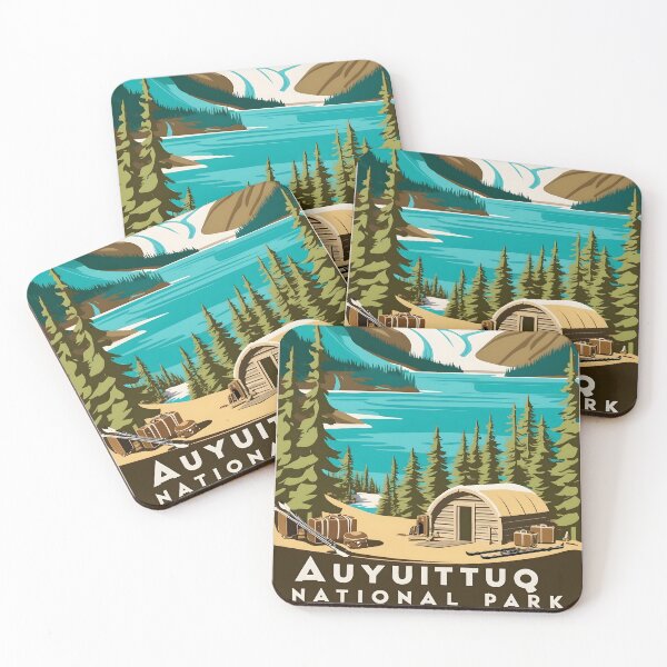 Item preview,  Auyuittuk National Park Canada Vintage Travel Tourism  designed and sold by TravelersGems.