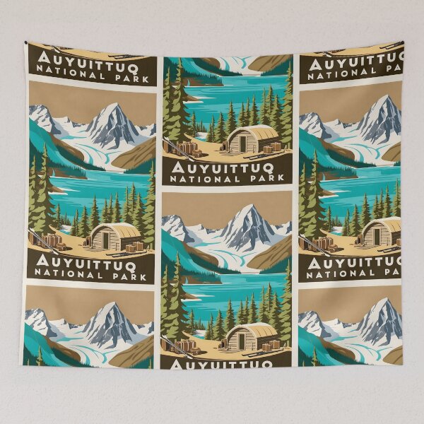 Item preview,  Auyuittuk National Park Canada Vintage Travel Tourism  designed and sold by TravelersGems.