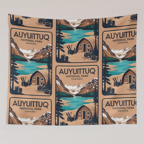 Item preview, Auyuittuk National Park Canada Vintage Travel Tourism  designed and sold by TravelersGems.