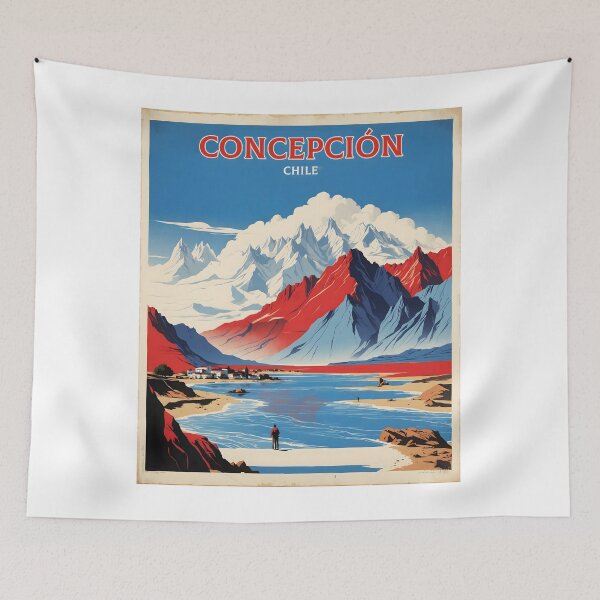 Item preview, Concepcion Chile Retro Vintage Poster Tourism  designed and sold by TravelersGems.