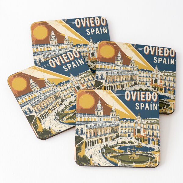 Item preview, Oviedo Spain Vintage Travel Tourism designed and sold by TravelersGems.