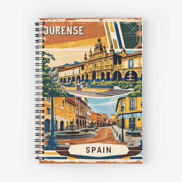 Item preview, Ourense Spain Vintage Travel Tourism designed and sold by TravelersGems.