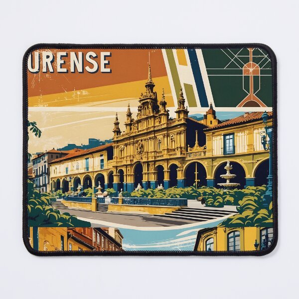 Item preview, Ourense Spain Vintage Travel Tourism designed and sold by TravelersGems.