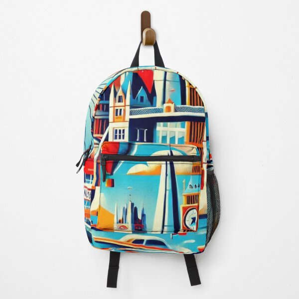 Item preview, Colorful Modern London Poster designed and sold by Printsincolor.
