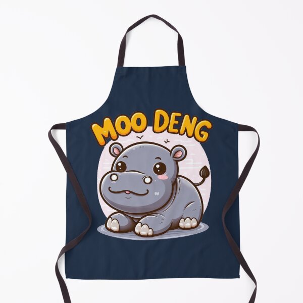 Item preview, Adorable Moo Deng Hippo Cartoon designed and sold by tutoo clothes.