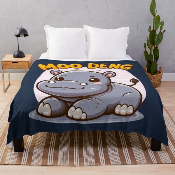 Item preview, Adorable Moo Deng Hippo Cartoon designed and sold by tutoo clothes.