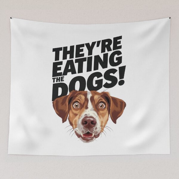 Item preview, They're Eating The Dogs! designed and sold by Angry Swan Designs.