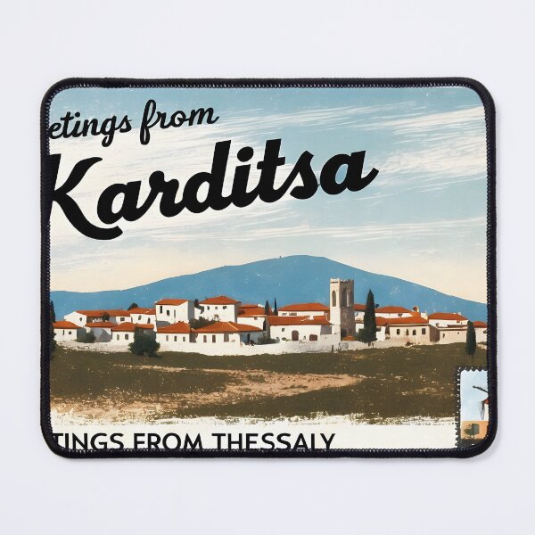 Item preview, Karditsa Thessaly Greece Postcard Vintage Retro Travel Vintage designed and sold by TravelPostcardGems.