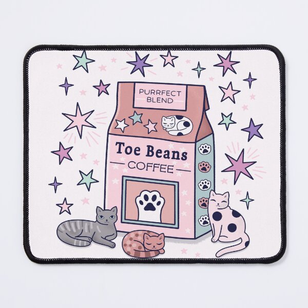 Item preview, Toe Beans Cat Coffee designed and sold by CarlyWatts.
