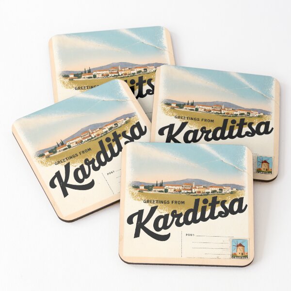 Item preview, Karditsa Thessaly Greece Postcard Vintage Retro Travel Vintage designed and sold by TravelPostcardGems.