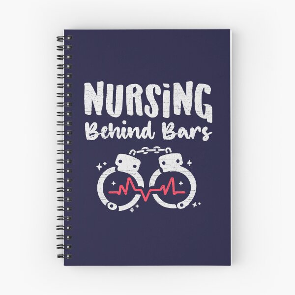 Item preview, Nursing Behind Bars Funny Correctional Nurse designed and sold by LazyLoungeCo.