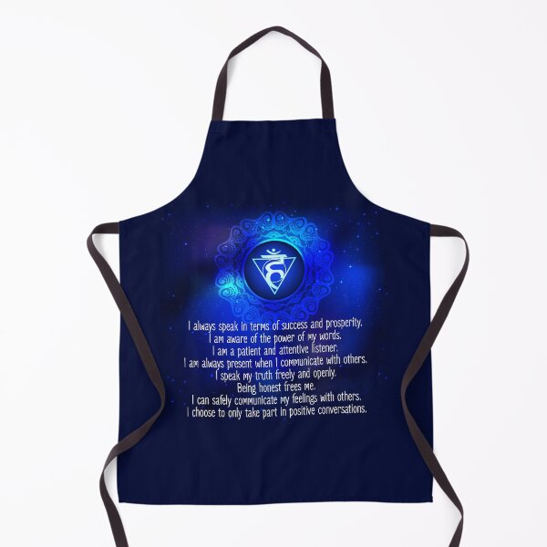 Item preview, Throat Chakra Mandala Affirmations designed and sold by chakraplaza.