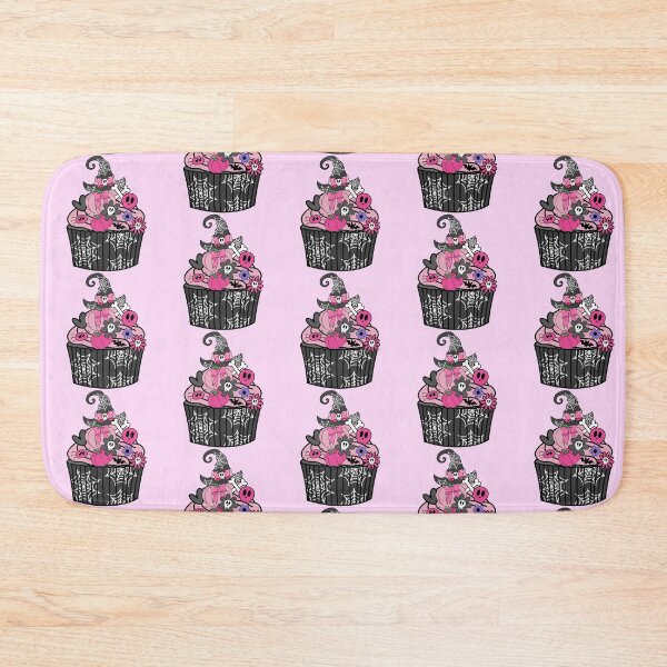 Item preview, Halloween Themed Cupcake Pink and Black designed and sold by MrsCreative1.