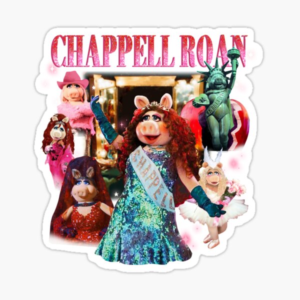 Vista previa del artículo con la obra «Chappell Roan x Miss Piggy», diseñado y vendido por susanne2424.