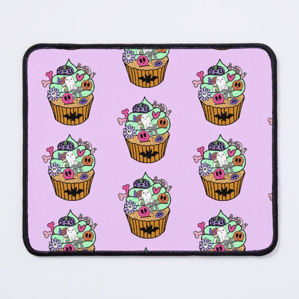 Item preview, Halloween Themed Cupcake Green, Purple ,Pink and Orange designed and sold by MrsCreative1.