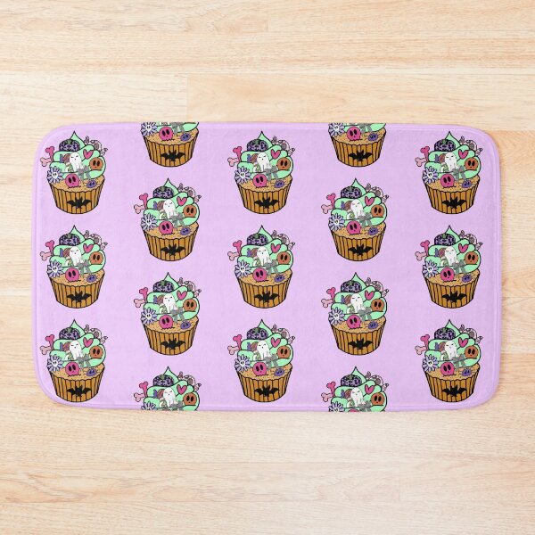 Item preview, Halloween Themed Cupcake Green, Purple ,Pink and Orange designed and sold by MrsCreative1.