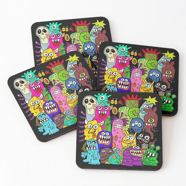 Item preview, Funny Cartoon Monsters & Aliens designed and sold by Kludoman.