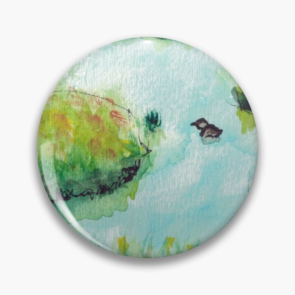 Item preview, Marshland watercolor painting designed and sold by EasyPrints337.