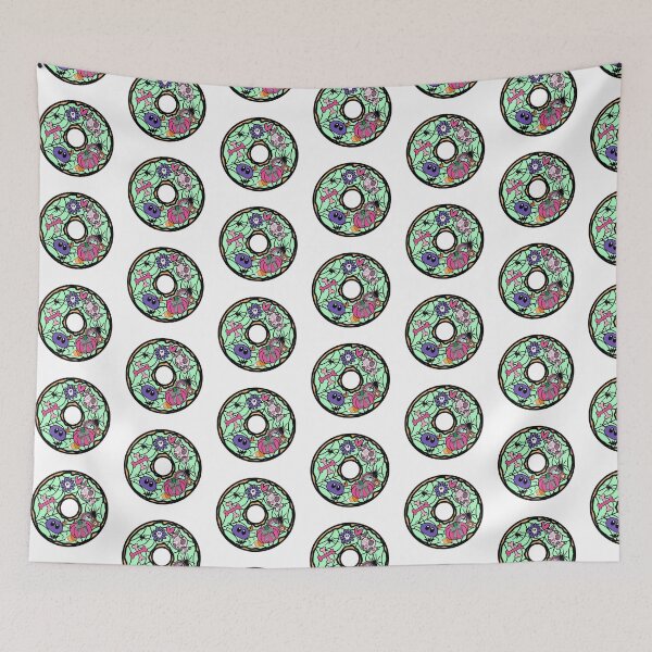 Item preview, Halloween Themed Donut Green, Purple ,Pink and Orange designed and sold by MrsCreative1.
