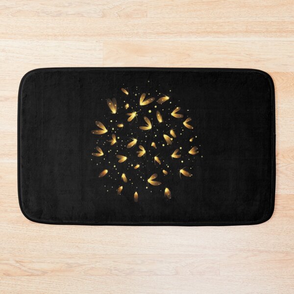Item preview,  Glowing Golden Fireflies in Flight designed and sold by IllumeInk.