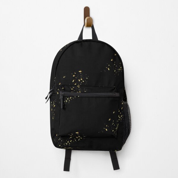 Item preview, Golden Particle Explosion on Black Background designed and sold by IllumeInk.