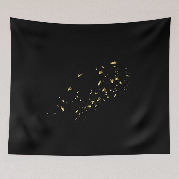 Item preview,  Golden Particle Explosion on Black Background designed and sold by IllumeInk.