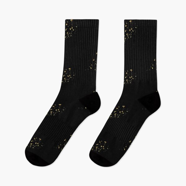 Item preview,  Golden Particle Explosion on Black Background designed and sold by IllumeInk.