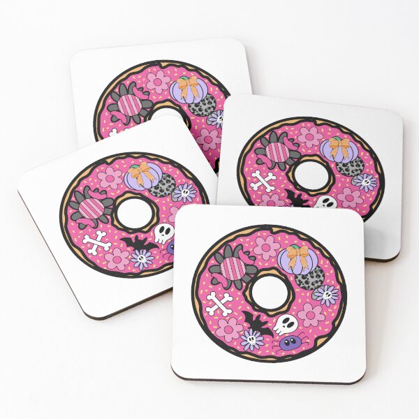 Item preview, Halloween Themed Donut Pink and Purple designed and sold by MrsCreative1.