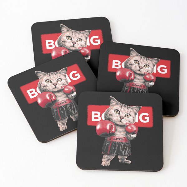 Item preview,  Cat Boxing designed and sold by PMSNshop.