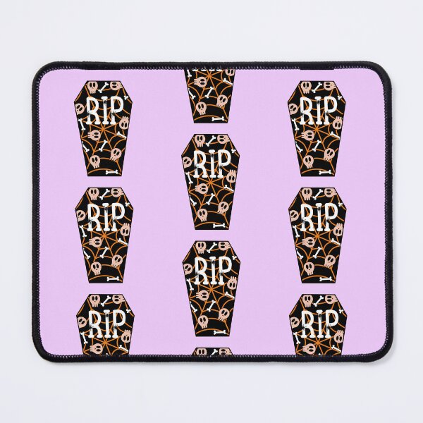 Item preview, Halloween Themed Coffin with R.I.P and Spider Web Orange designed and sold by MrsCreative1.