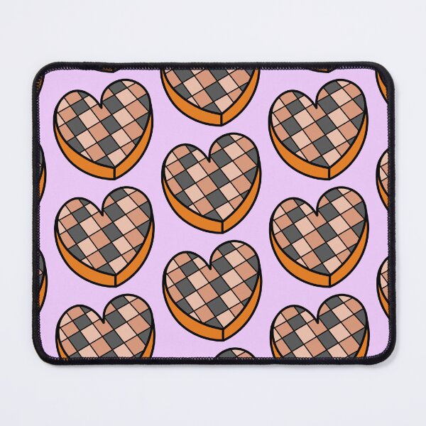 Item preview, Halloween Themed Heart Shaped Candy with Checkered Pattern Orange designed and sold by MrsCreative1.