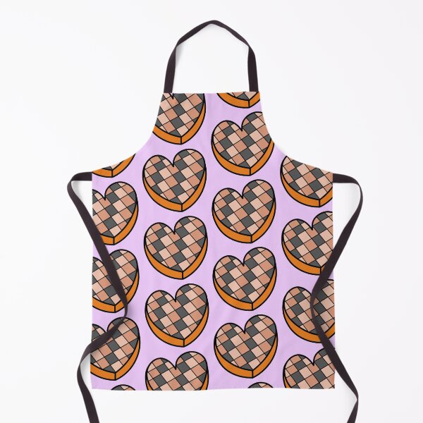 Item preview, Halloween Themed Heart Shaped Candy with Checkered Pattern Orange designed and sold by MrsCreative1.